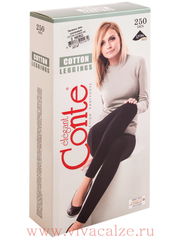 Conte COTTON 250 leggings женские леггинсы из хлопка
