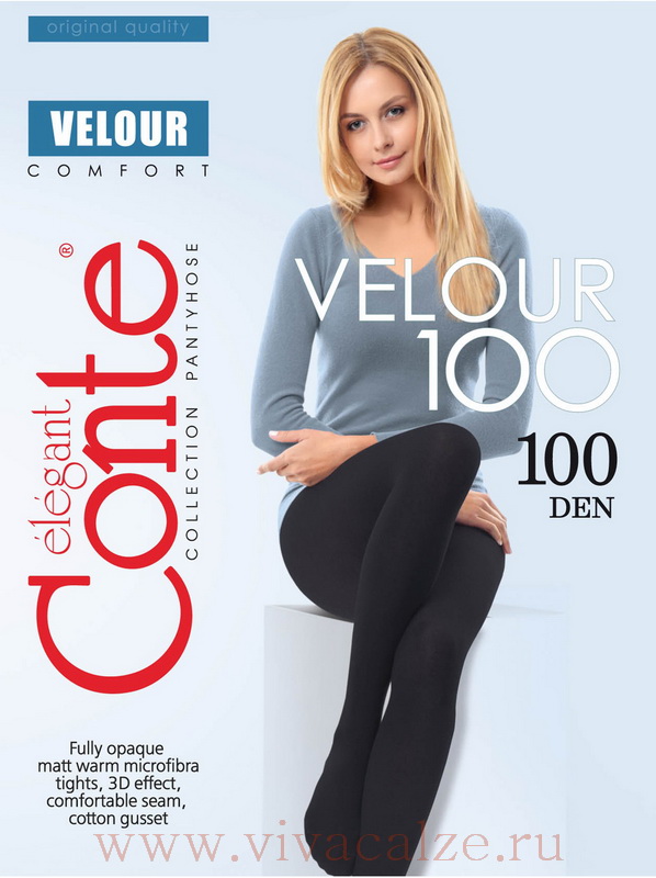 Conte Velour 100 XL колготки большого размера
