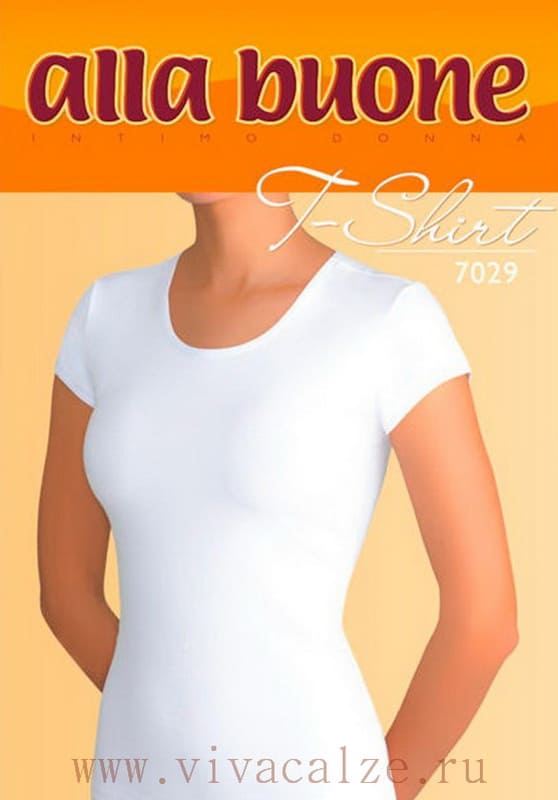 Alla Buone 7029 T-SHIRT футболка женская хлопковая