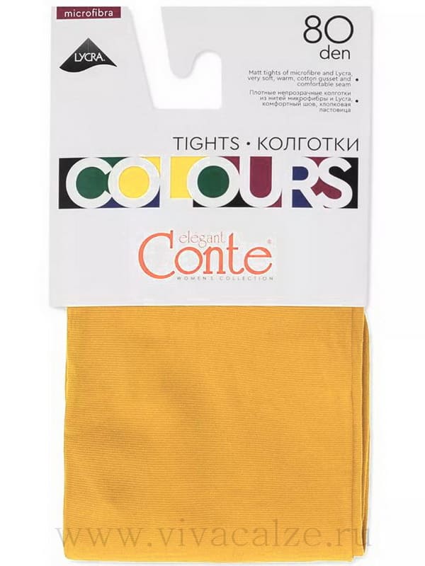 Conte COLOURS 80 колготки цветные