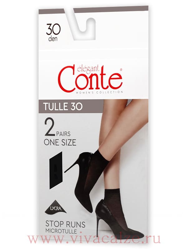 Conte TULLE 30 socks носочки женские тюль