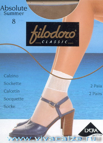 Filodoro ABSOLUTE SUMMER 8 Calzino носки женские