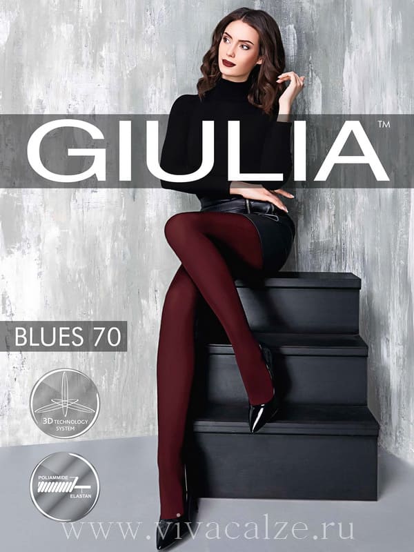 Giulia BLUES 70 XXL колготки большого размера