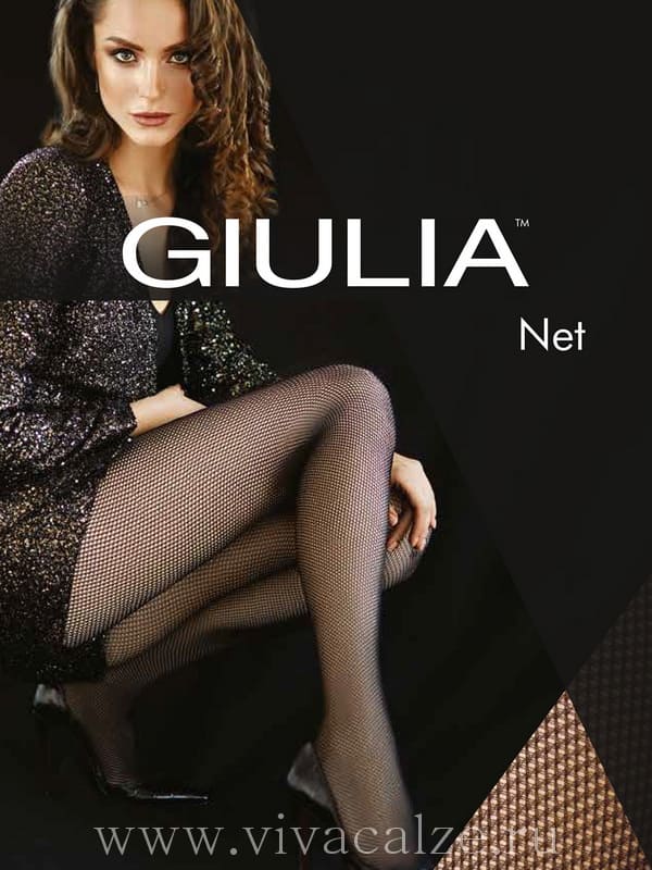 Giulia NET 40 колготки тюль