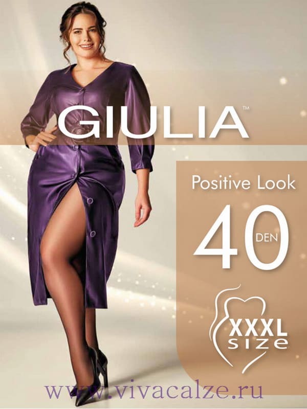 Giulia POSITIVE LOOK 40 XXL колготки большого размера