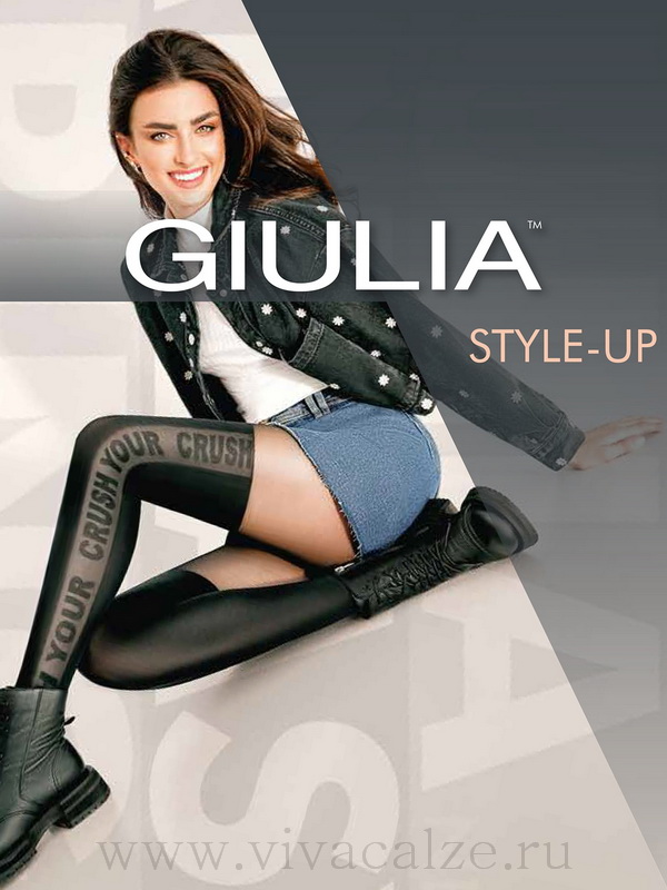 Giulia STYLE-UP 60 model 3 колготки с имитацией чулок