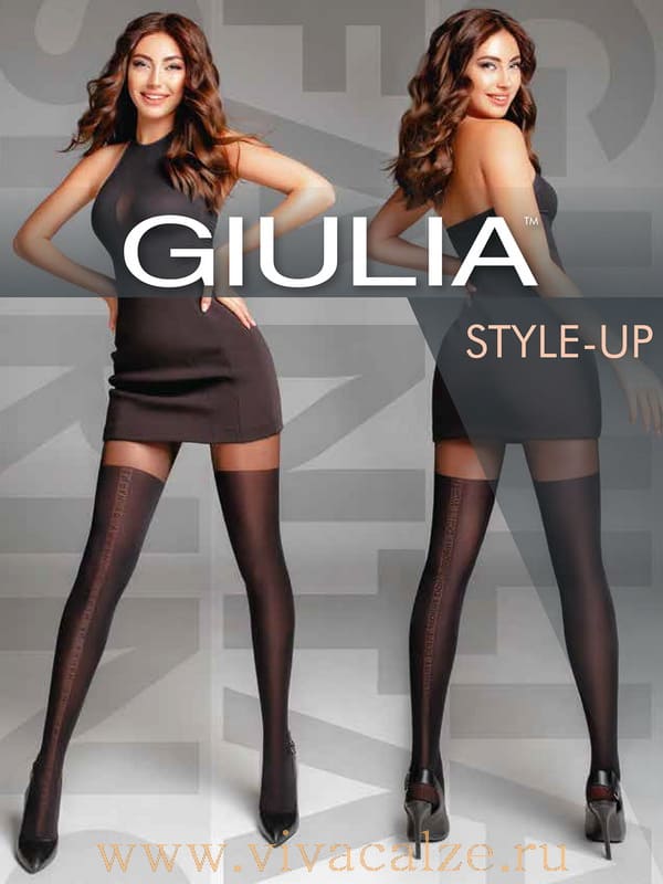 Giulia STYLE-UP 60 model 4 колготки с имитацией чулок-ботфортов