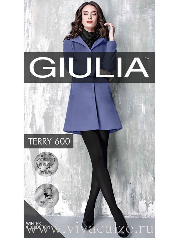 Giulia TERRY 600 колготки с хлопком