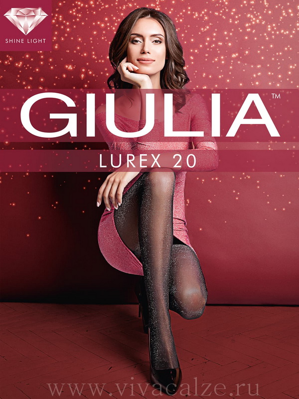 Giulia LUREX 20 model 1 колготки с люрексом