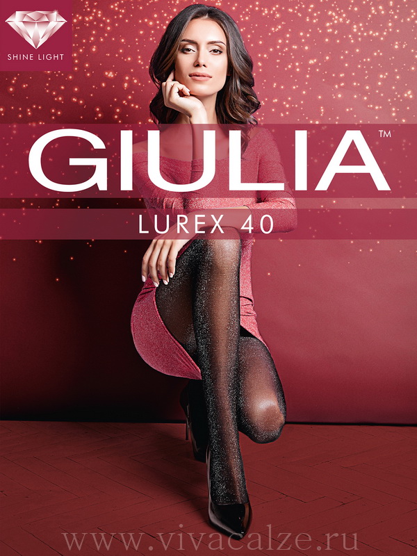Giulia LUREX 40 model 1 колготки с люрексом