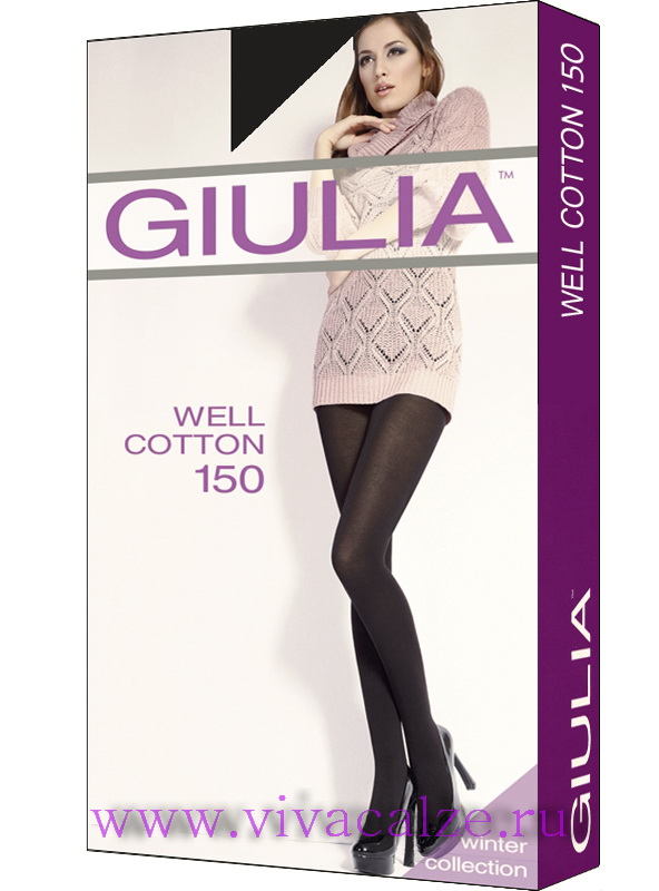 Giulia WELL COTTON 150 колготки с хлопком