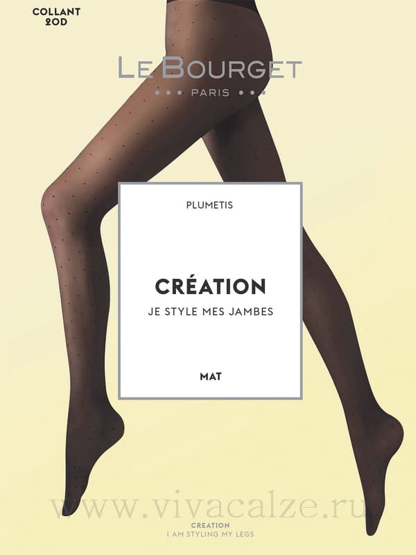 Le Bourge 1TH1 CREATION PLUMETIS 20 колготки в горошек
