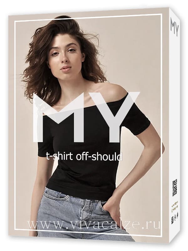 MY MA1018 T-SHIRT off-should футболка женская с открытыми плечами
