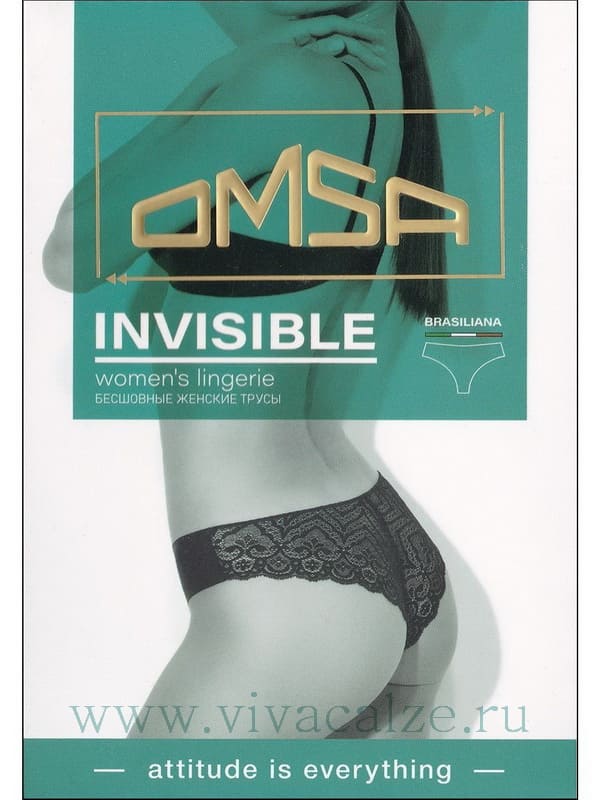 OMSA OmD INVISIBLE 2613 brasiliana женские трусы