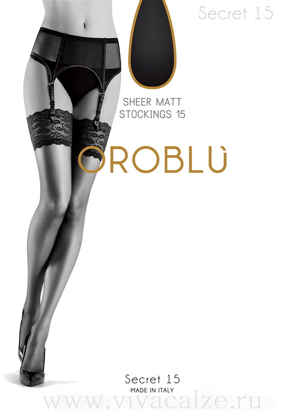 Oroblu SECRET 15 stockings чулки под пояс