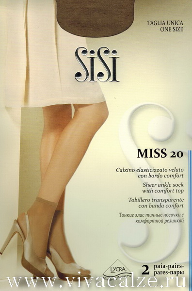 SiSi MISS 20 Calzino носки женские
