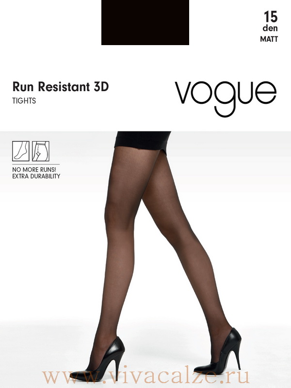 Vogue RUN RESISTANT 15 3D колготки