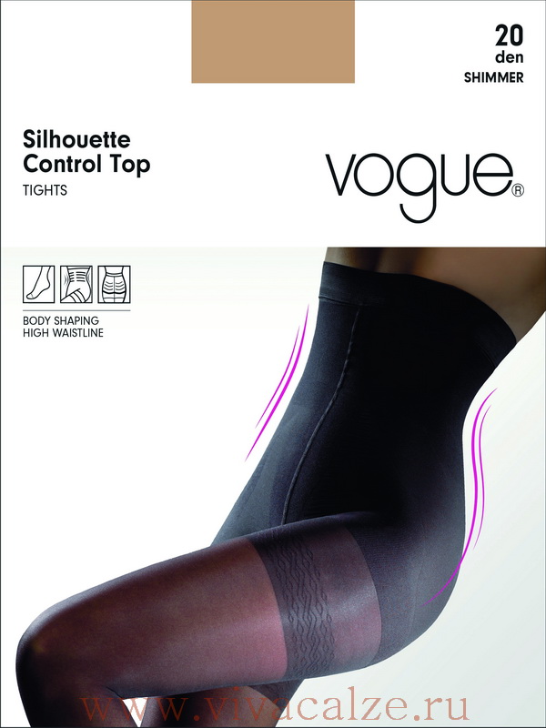 Vogue SILHOUETTE CONTROL TOP 20 колготки